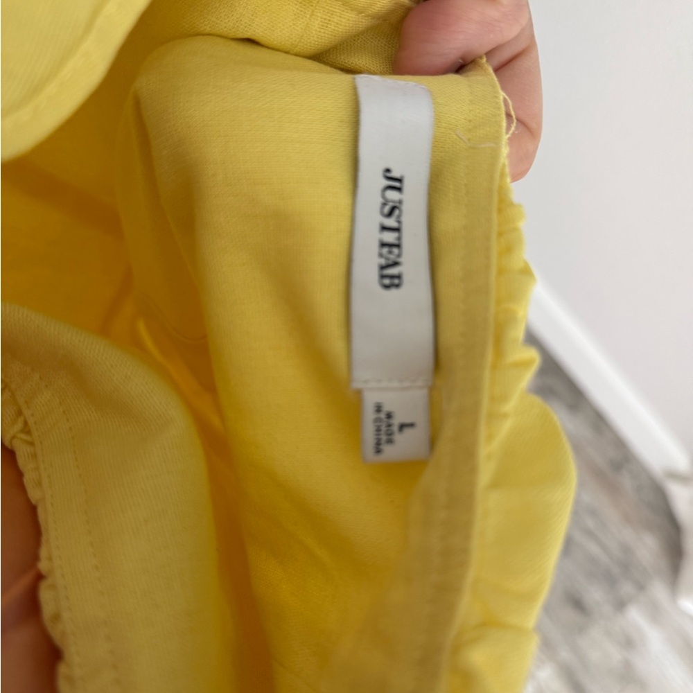 JustFab Sunny Yellow Apparel - Picture 2 of 2